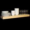 Omega National Products MDF Paint Grade 10 in. x 36 in. x 2-1/2 in. Wood Floating Wall Shelf 67.FS0136XUF1